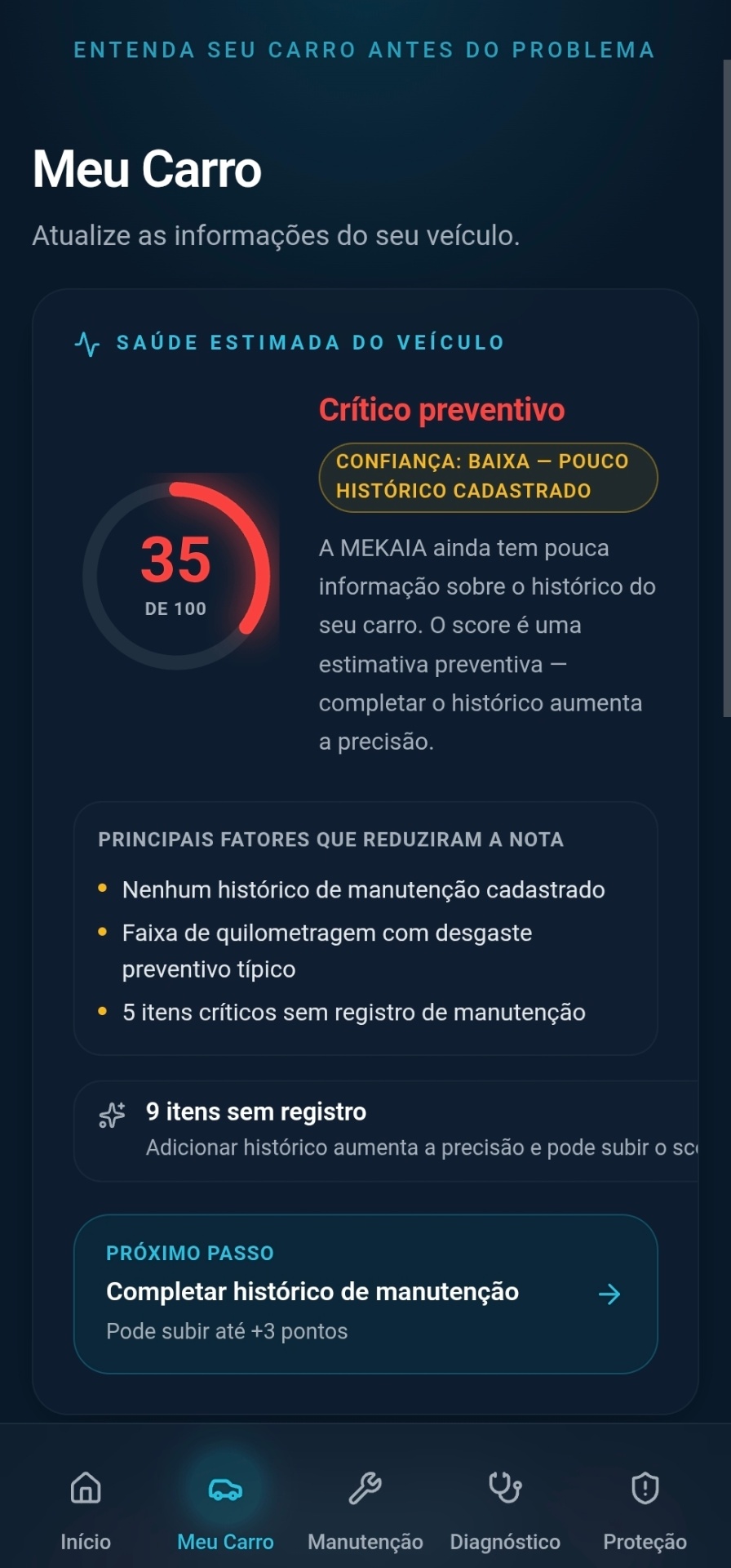 MEKAIA — Meu Carro